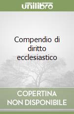 Compendio di diritto ecclesiastico libro