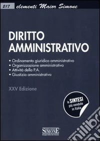 Diritto amministrativo libro