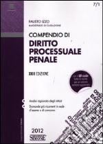 Compendio di diritto processuale penale libro