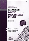 Compendio di diritto processuale penale libro