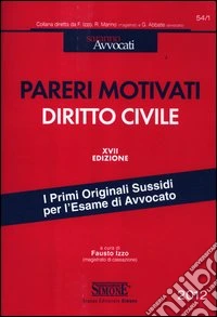 Pareri motivati. Diritto civile libro