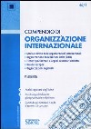 Compendio di organizzazione internazionale libro