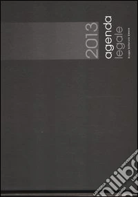Agenda legale 2013 libro