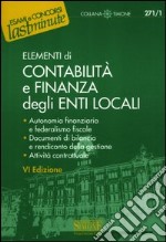 Elementi di contabilità e finanza degli enti locali libro