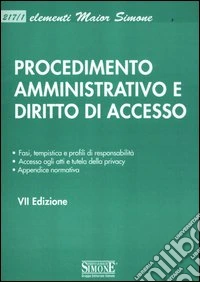 Procedimento amministrativo e diritto di accesso libro