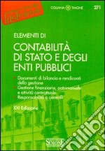 Elementi di contabilità di Stato e degli enti pubblici libro