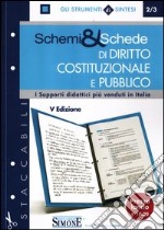 Schemi & schede di diritto pubblico e costituzionale libro