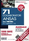 71 collaboratori ANSAS (ex Indire). Manuale completo per la prova preselettiva libro