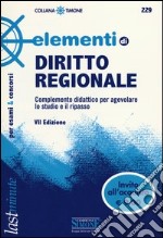 Elementi di diritto regionale libro