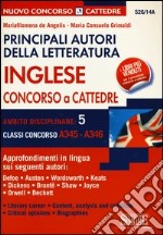 Principali autori della letteratura inglese. Concorso a cattedre. Ambito disciplinare 5. Classi concorso A345-A346