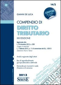 Compendio di diritto tributario libro