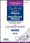 Codice penale e di procedura penale esplicati per l'udienza penale. Ediz. minore libro