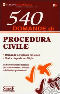 540 domande procedura civile libro