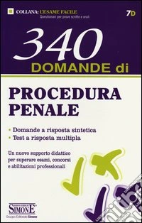 340 domande di procedura penale libro