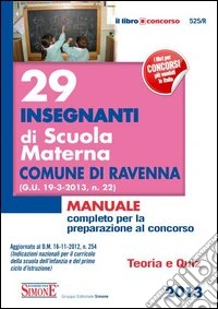 29 insegnanti di scuola materna. Comune di Ravenna libro