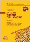 Manuale di diritto del lavoro libro