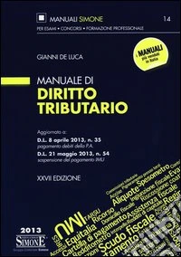 Manuale di diritto tributario libro