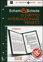 Schemi & schede di diritto internazionale privato