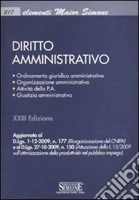 Diritto amministrativo libro