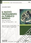 Il nuovo ordinamento del pubblico impiego libro