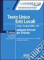 Testo Unico enti locali. Spiegato articolo per articolo