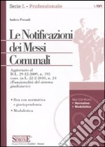 Le notificazioni dei messi comunali. Con CD-ROM libro