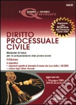 Diritto processuale civile 2009-Le domande d'esame di diritto processuale civile 2009 libro