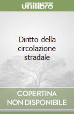 Diritto della circolazione stradale libro