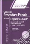 Codice di procedura penale. Esplicato minor libro