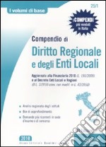 Compendio di diritto regionale e degli enti locali libro