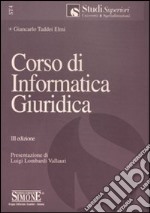 Corso di informatica giuridica libro