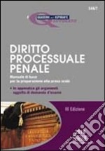 Diritto processuale penale libro