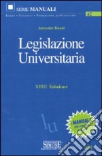 Legislazione universitaria libro