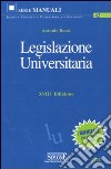 Legislazione universitaria libro