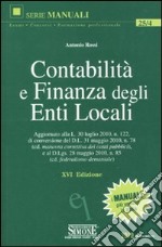 Contabilità e finanza degli enti locali libro