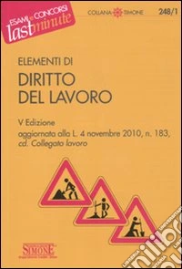 Elementi di diritto del lavoro libro