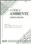 Codice ambiente. Ediz. minore libro