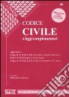 Codice civile. Leggi complementari libro