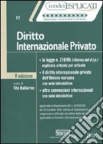 Diritto internazionale privato libro