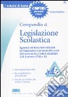 Compendio di legislazione scolastica libro