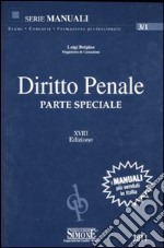 Diritto penale. Parte speciale libro