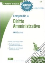 Compendio di diritto amministrativo libro