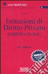 Istituzioni di diritto privato (diritto civile) libro