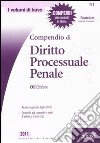 Compendio di diritto processuale penale libro