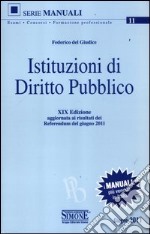 Istituzioni di diritto pubblico libro