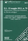 Appendice di aggiornamento al codice delle leggi amministrative. Aprile 2011 libro