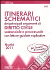 Itinerari schematici dei principali argomenti di diritto civile sostanziale e processuale con letture guidate esplicative libro