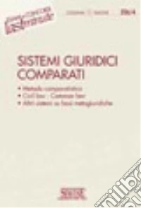 Sistemi giuridici comparati libro