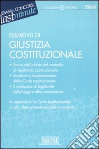 Elementi di giustizia costituzionale