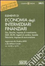 Elementi di economia degli intermediari finanziari libro